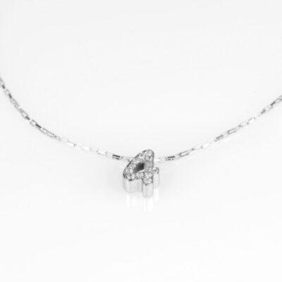 4 circon & cadena – mini S