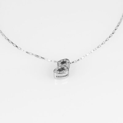 8 circon & cadena – mini S