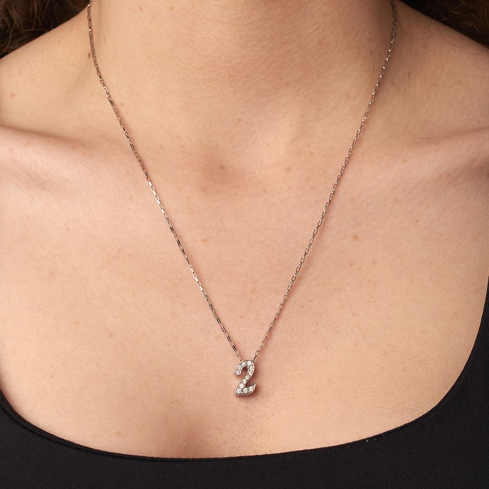 2 circon & cadena – mini S - Imagen 2